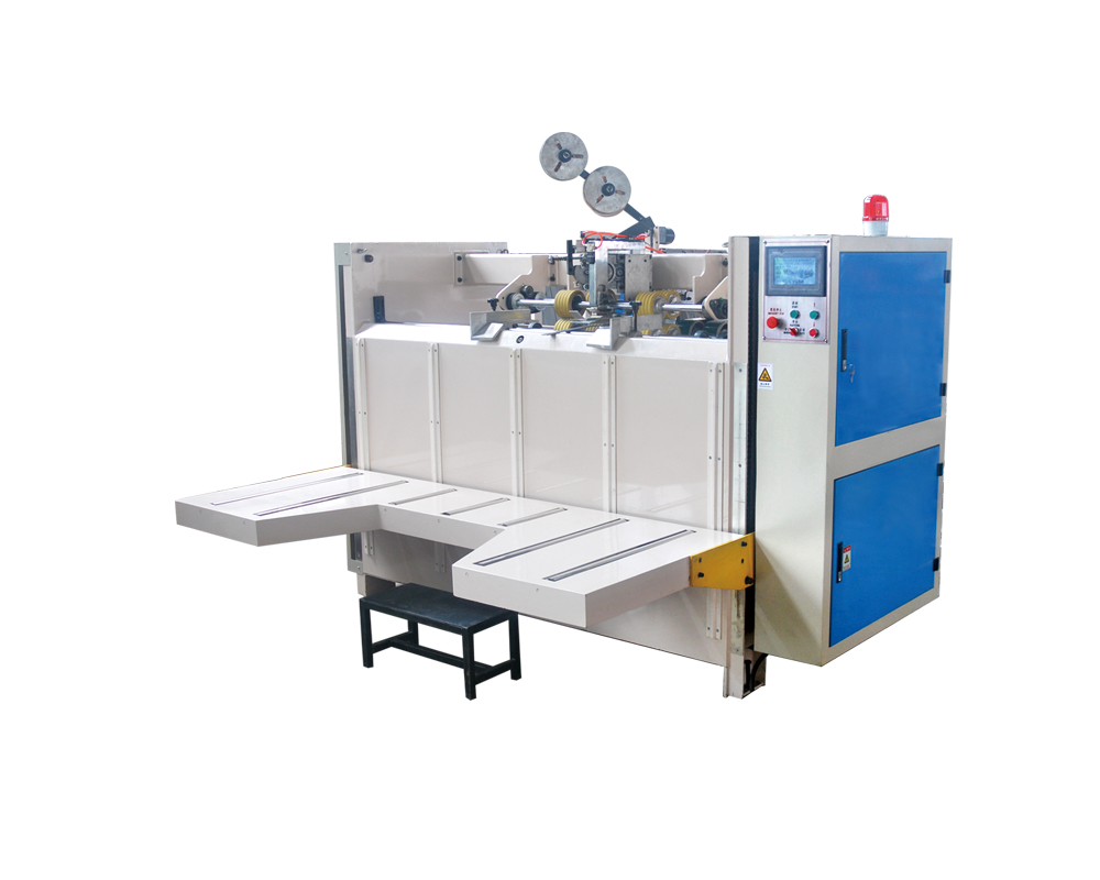 雙伺服高速半自動釘箱機